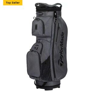 Best Seller TaylorMade!!! 2023 Pro Cart Bag Full Zipper (Charcoal)
